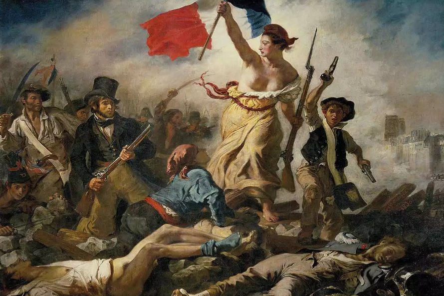 Iconic Masterpieces at The Louvre Museum LibertyLeadingThePeople